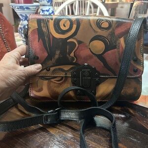 Genuine Patricia Nash Leather crossbody